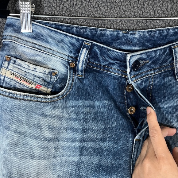 Diesel Zatiny Blue Eyecons Italy Made Bootcut Jeans - Men's Size 30*32(Fit 30*29 - Picture 2 of 11